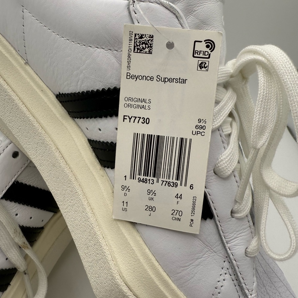 BEYONCE X ADIDAS IVY PARK Superstar Originals Platform Sneaker Shoes NWT US 11 - Picture 4 of 15